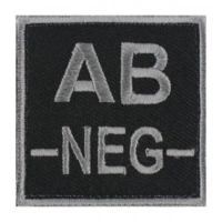 Groupe sanguin tissu - noir
