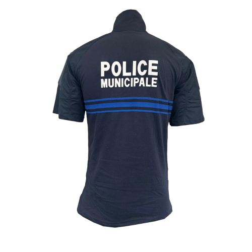 Combat shirt manches courtes Dark Navy Police Municipale