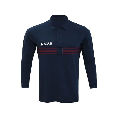 Polo manches longues Operator coton ASVP