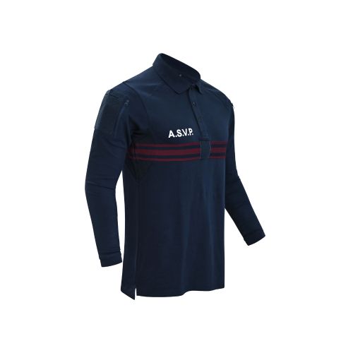Polo manches longues Operator coton ASVP