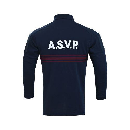 Polo manches longues Operator coton ASVP